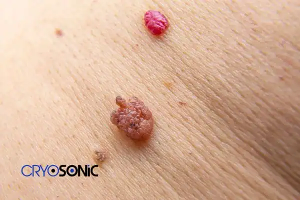 Image of a cherry angioma removal Northampton Northampton